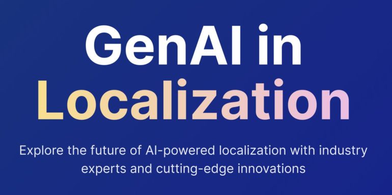 GenAI in Localization Conference, 2025 banner
