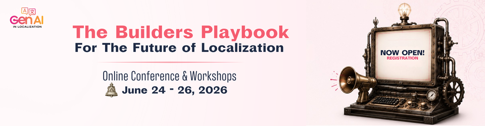 GenAI in Localization | Online Conference and Workshops banner